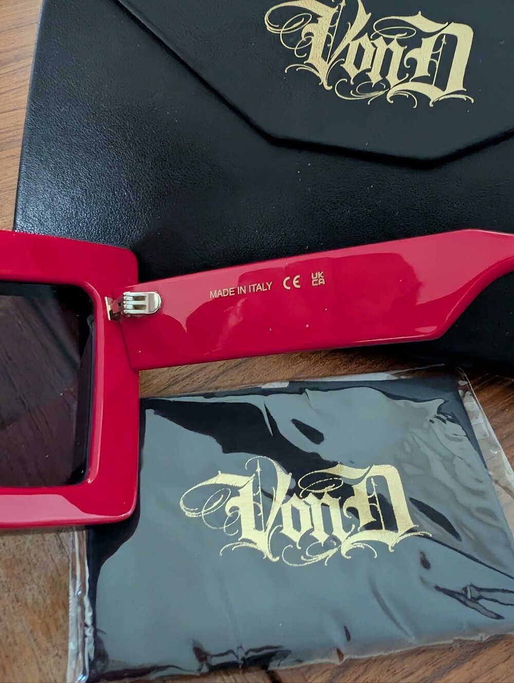 Von D Shoes | The Original Darkwave Sunglasses in Black | Limited Edition | NIB - Picture 6 of 9